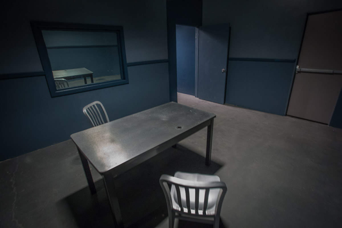 interrogation room standing set in los angeles