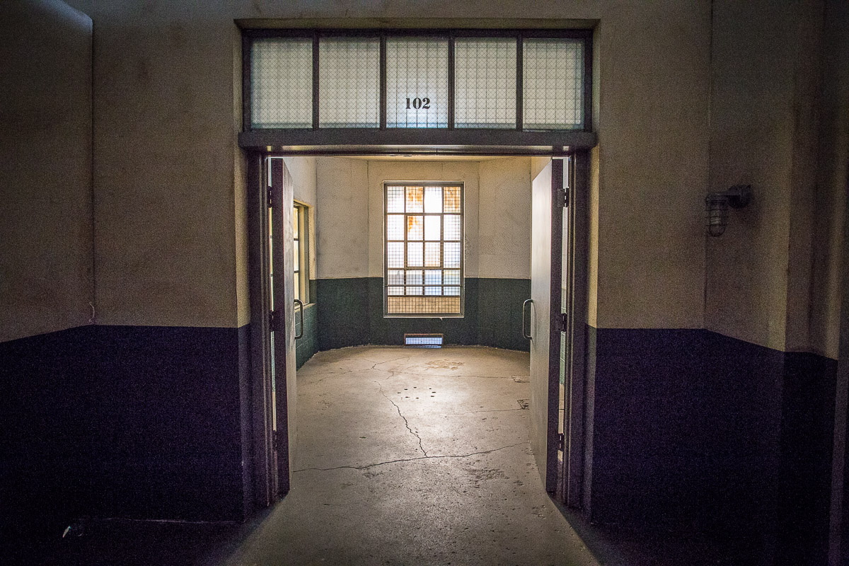 prison cell for filming